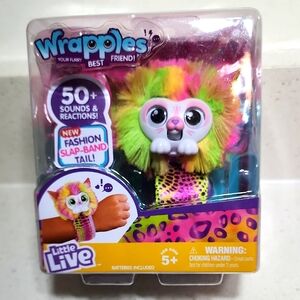 Interactive Little Wrapples Meggo Toy With 50 Sounds New